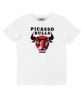 T-shirt Picasso Bulls - Tee-shirt Graphique Basket | Grafitee